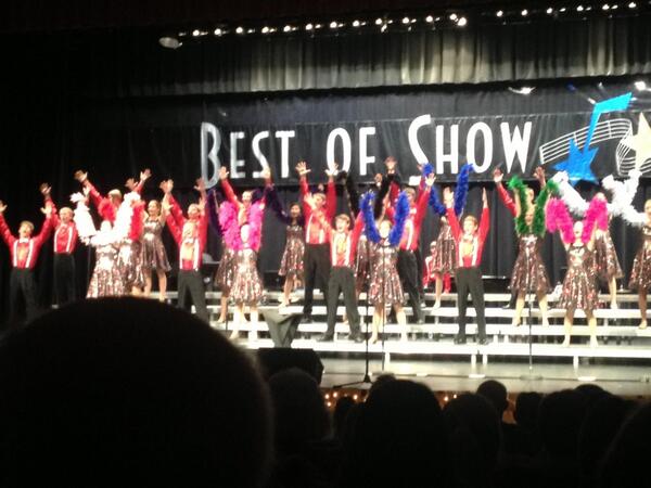 BOSCandidCamera's tweet photo. Give it up for Madtown from Madison! Choreographer is WHS alumni @iMakeShoes #bestofshow http://t.co/euc2guTT4n