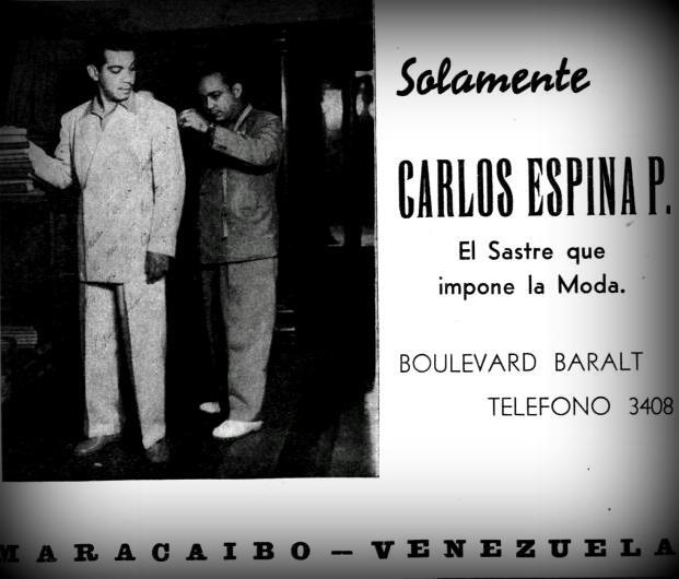 MARACAIBO on X: "#50s Mario Moreno "Cantinflas" en la sastrería de Carlos Espina, Plaza Baralt #1957 http://t.co/KNCOatOq8k" / X