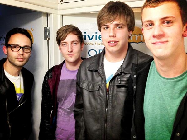 <a href="/wearecastlesUK/">CastlesUK</a>  thanks for coming on the <a href="/rivierafm/">Riviera FM</a>  show and chatting about the new EP..top record !