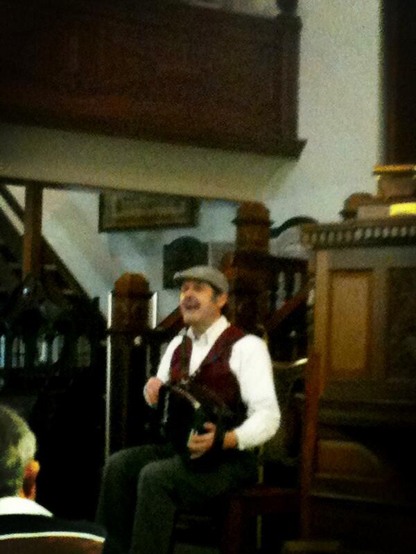 CatrinOutdoors's tweet photo. Documenting a special @PositivelyPonty gig in the beautiful museum in Pontypridd with Guto Dafis http://t.co/toNc0ny6wr