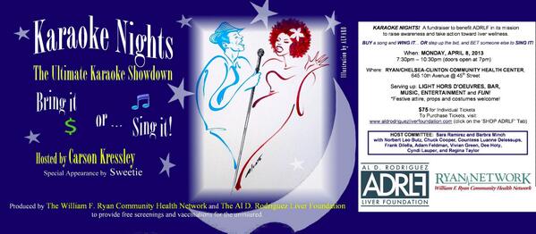 SaraRamirezFC's tweet photo. The ADRLF is hosting a benefit on 4/8 in NYC. Head over to https://t.co/wcLzpta40d to get your tix! http://t.co/B7eXl0Yn0z