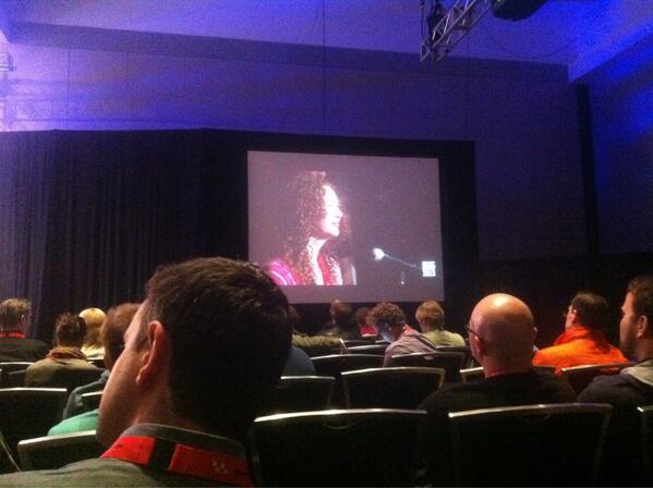 candyampbell's tweet photo. Erica Nix asks a question at "The Future of Porn"! Woot! Go E! http://t.co/CDarOXmoir