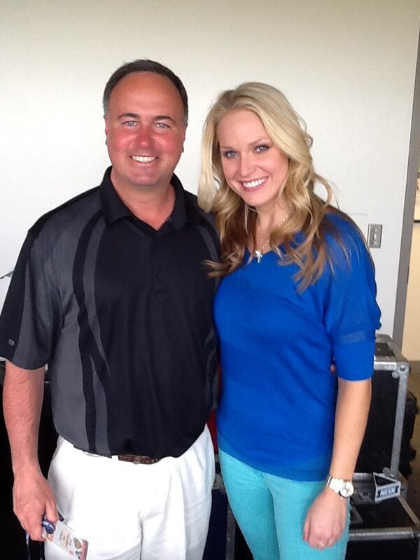 Heidi Watney is in the house at Jet Blue Park.
