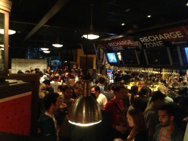 hardaway's tweet image. #sxrackspace #leanstartup party is rockin&apos;