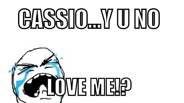TeamStrumpet_'s tweet photo. Cassio... #HeartBrokenStrumpet http://t.co/RhdOifBBmM