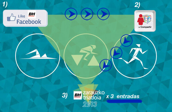 BHTriathlon's tweet photo. Sorteamos 3 dorsales gratuitos para @ZtzTriatloia Visita la página BH de Facebook y participa http://t.co/VpbibPW3dW http://t.co/IMATAq1IL3