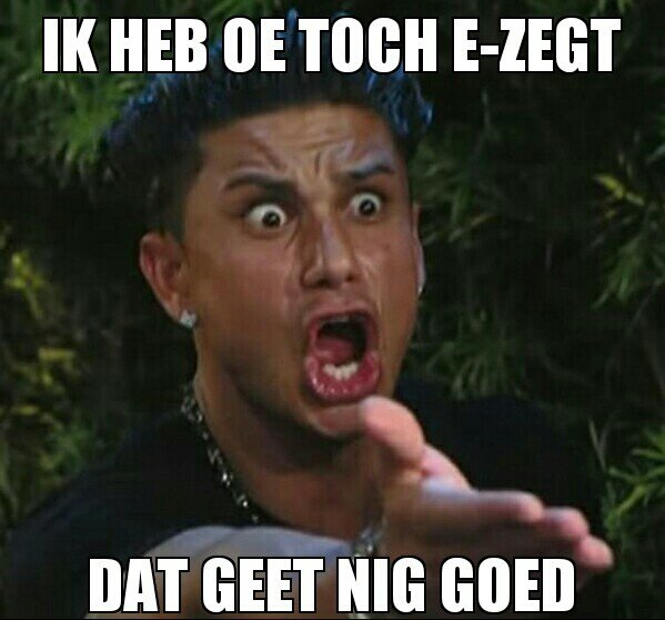 GingVroggerWehA's tweet photo. Mien wief wol nen maal probern op nen kreidler te jaagn. Jaagt e kats 't water in, den miegert #datgingvroggerwehaans http://t.co/uTwH1RJc9e