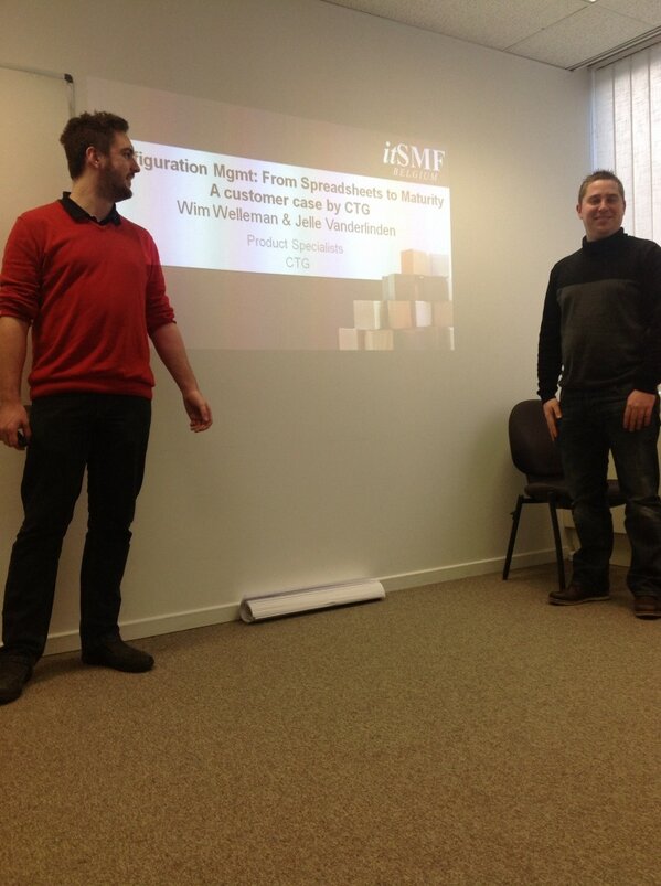 Ch_De_Boeck's tweet photo. Dry run fever: getting ready for the itsmfconference.be #itsmfbe #ctgitsmf http://t.co/oDZGyqz82u