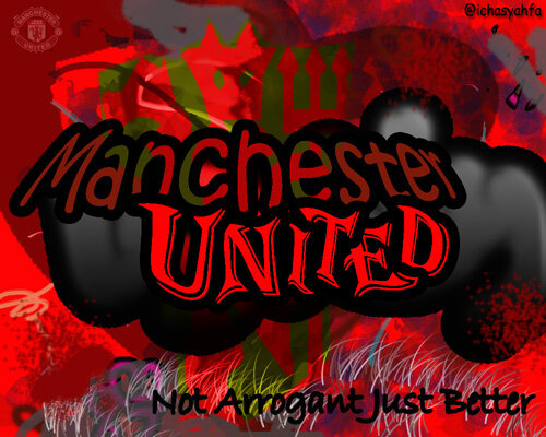 Download Gambar gambar manchester united grafiti Terbaru