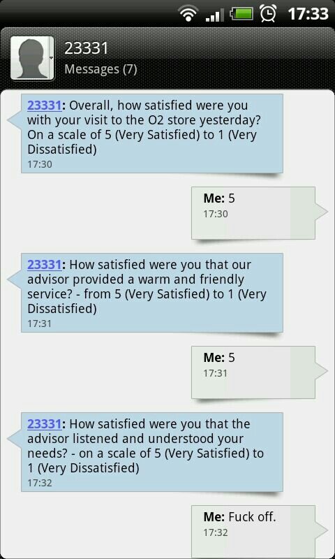 WatchMySpace's tweet image. Been on #O2UK a day and I&apos;ve resorted to this.