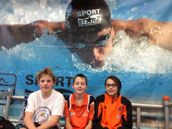 Ivo, Niels en Giorgia 23-2-2013 #jaargangfinale Leiden.