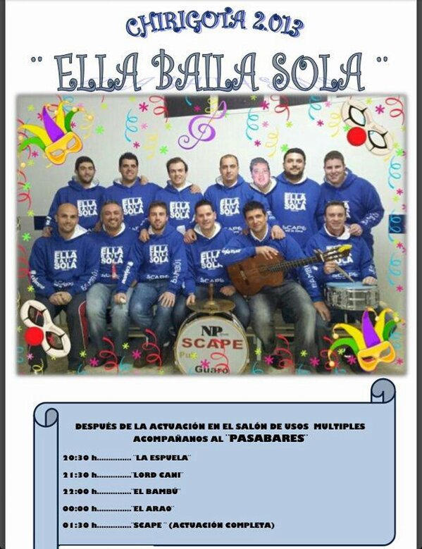 carnavaldeguaro's tweet photo. @salvadr este es el horario despues de la actuacion en el salon de usos multiples que sera sobre las 7 http://t.co/kRfkgUMvPJ