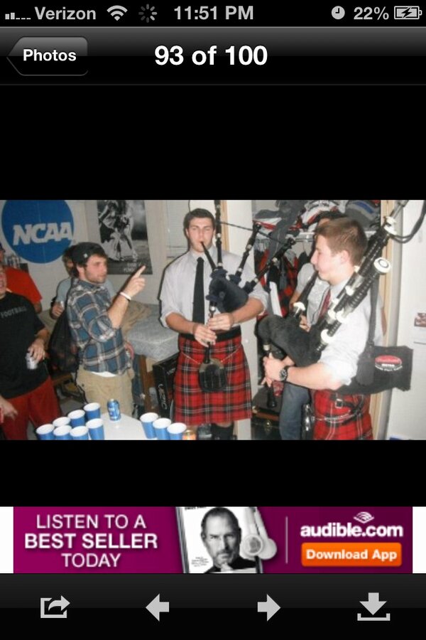 BagpipeProblems's tweet image. Proudest moment of my life is when I made @theCHIVE today.