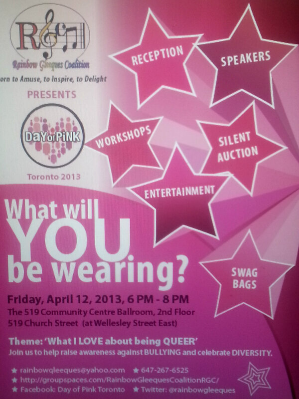 Day of Pink Toronto 2013 is almost only a month away. What will you be wearing???