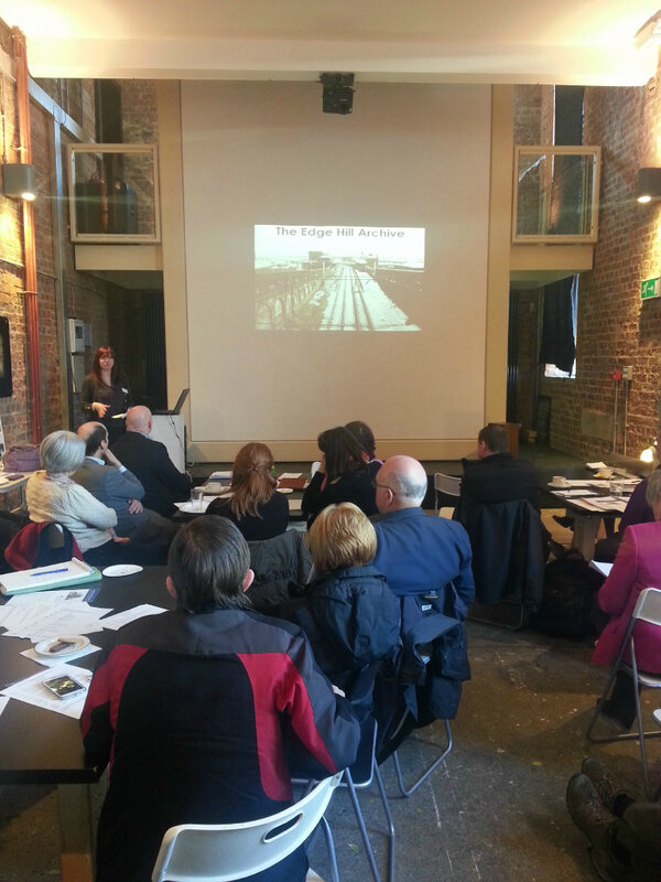 DeaneRdCemetery's tweet photo. Jen from @MetalLiverpool telling us all about the station and the work done here now. Very interesting history. http://t.co/aj3gkehhyb