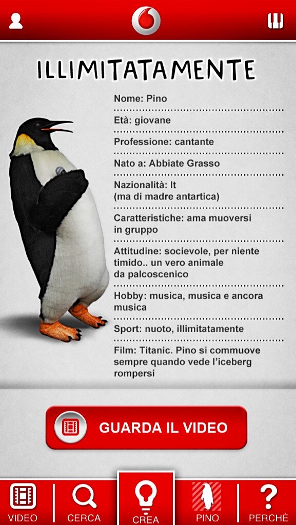 NicooAlbani's tweet photo. Spettacolo, adesso anche l'app del mitico #pino #vodafone @SimonJValero http://t.co/igjuiv7JDI