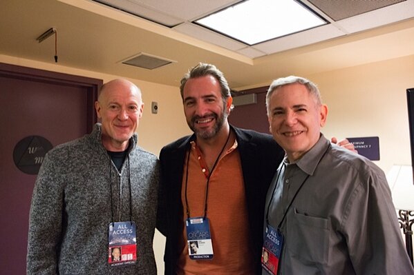 neilmeron's tweet image. #Oscars rehearsal on saturday with jean dujardin