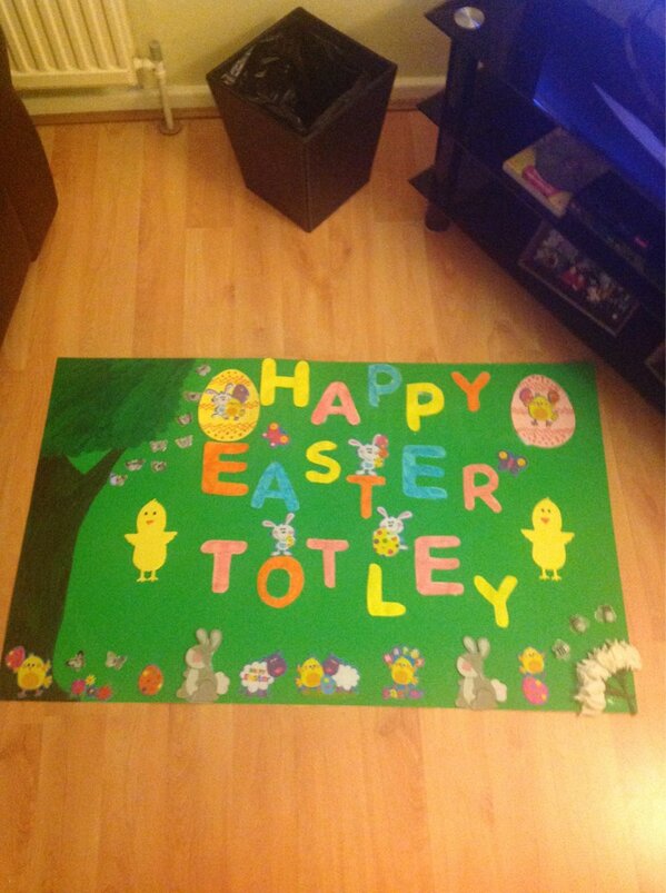 I'm getting creative for easter #shareasmile #totleyNo.1