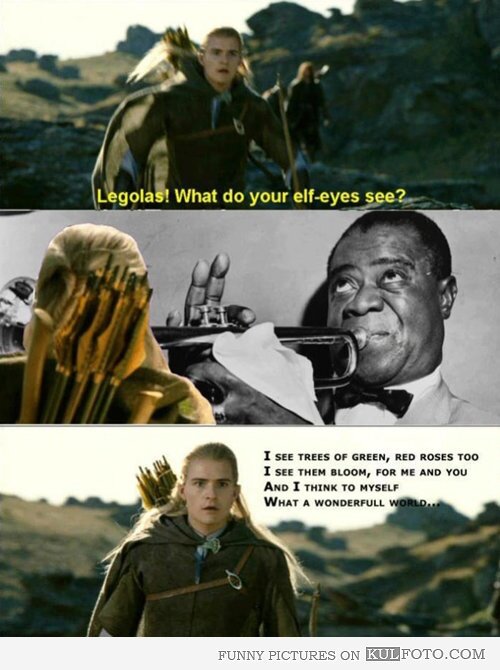 What do you see? #lotrpic #legolas