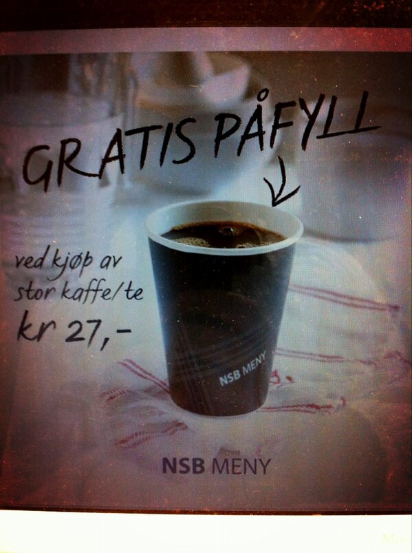 Kun til 31. Mars?! For 27,- skulle bare mangle at det alltid er påfyll!! <a href="/nsb_no/">NSB</a>