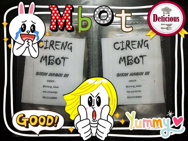 CirengMbot's tweet photo. Boleh bgt sist,mau brp pack? RT @ontabetina_: Mau pesen lagi dong sist ^^ CirengMbot http://t.co/rYhUMJDqn1