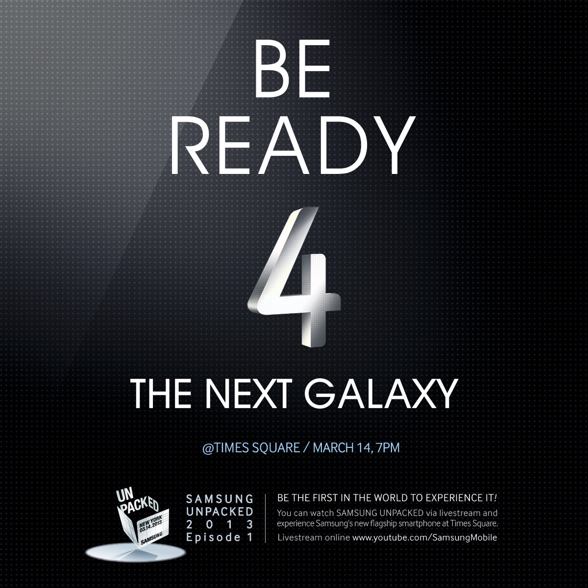 photo Samsung teases public event in Times Square for the Galaxy S IV launch