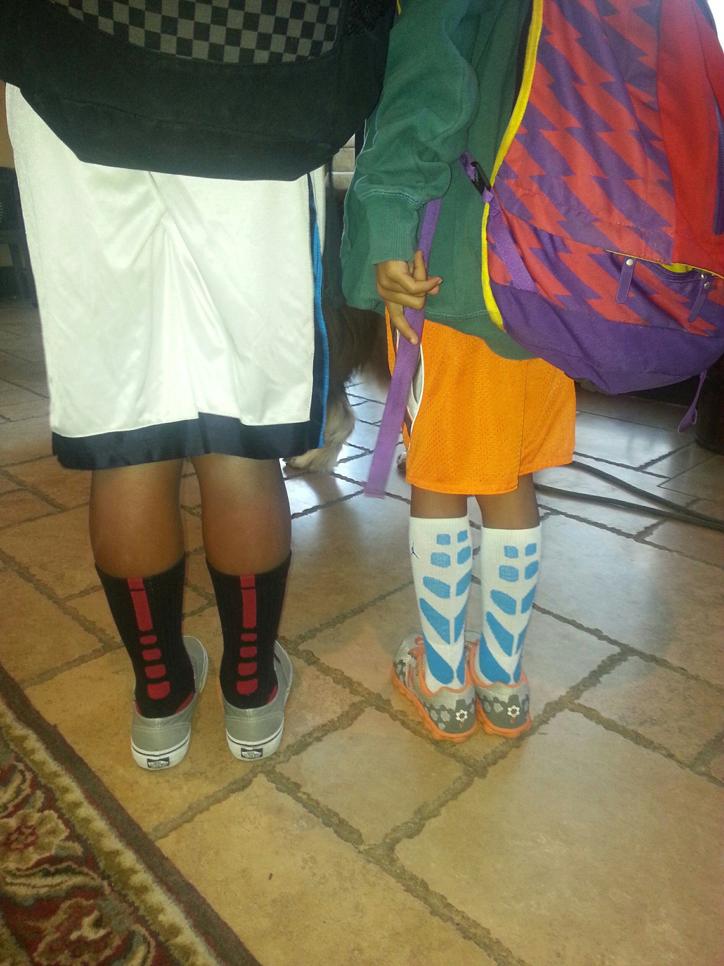 Holly Robinson Peete on X Um. off to school or down the yellow brick road Lol Anyone else s kids nuts for these nike elite socks http t SUmBwamcj9 X