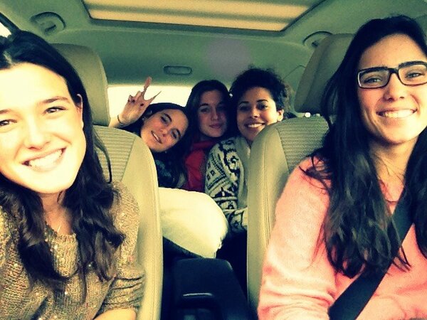 CarmenSequeiroS's tweet photo. Camino de Madrid nevandonosssss!!! http://t.co/09tQMn30jT