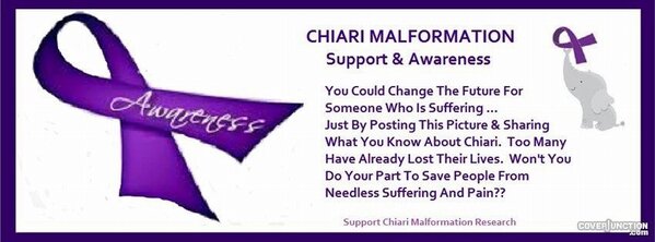 StephsHealth's tweet image. #rarediseasesday please RT this pic show support for #chiari awareness #neurologicaldisorder #toomuch raintocontain