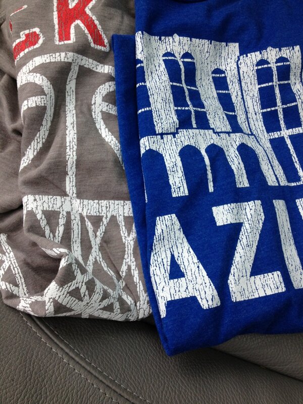 Delivering some shirts to happy customers!