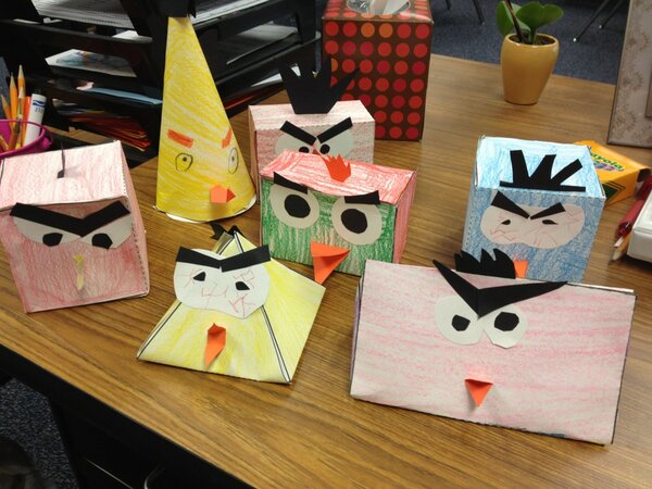 We are having fun with 3D shapes!