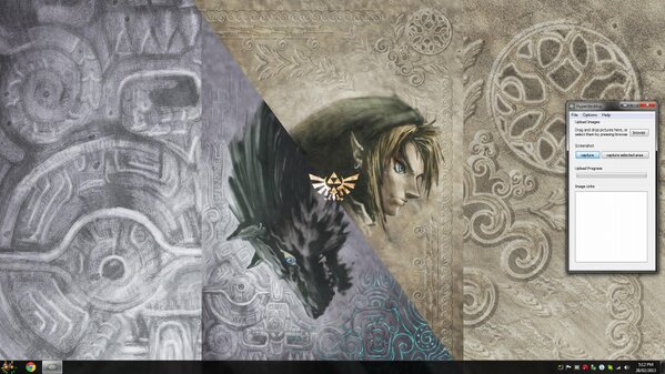 Phakest's tweet image. I got asked to clean my desk, so I did #tehe #computerlife #Zelda