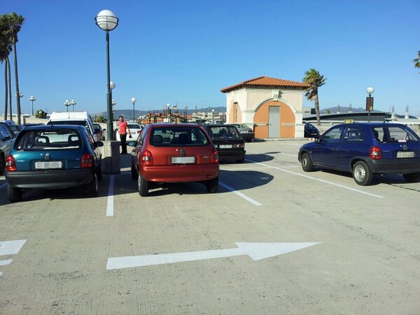 So this happened in the parking lot... #Corsa Party!