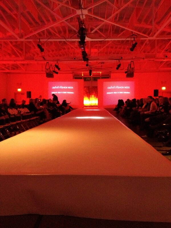 Night three @OmahaFashionWk. The runway is red. #omahafashionweek