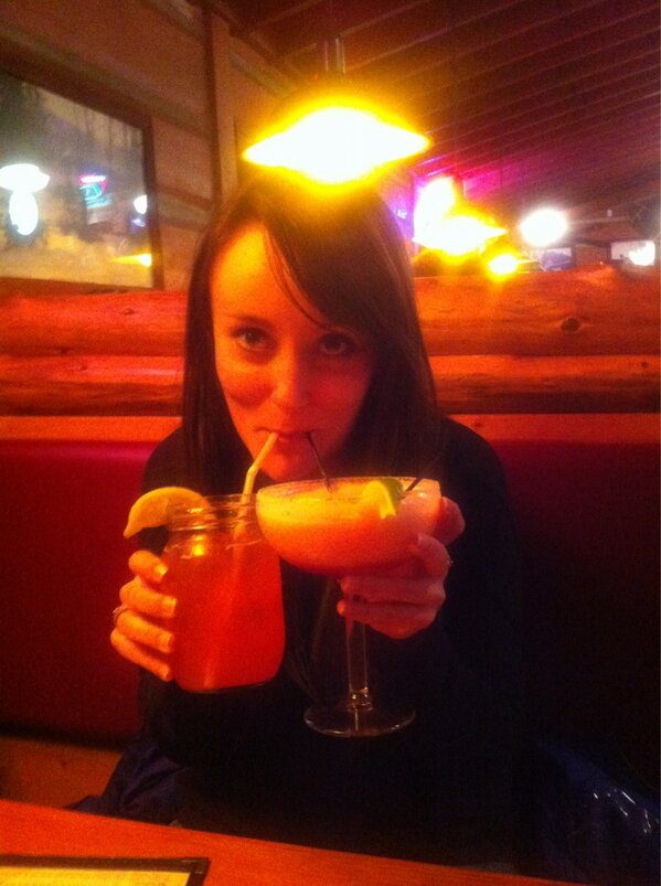 Alex_Albright's tweet photo. Oops should have ordered a beer or something @BriSimpson16 has to drink it bcuz it tastes like a fruit cup #ffs http://t.co/4LUaUoTthg