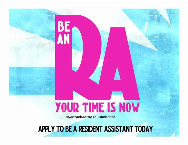 Apply to be a Resident Assistant! bit.ly/Xn4bEh Applications due March 15th.