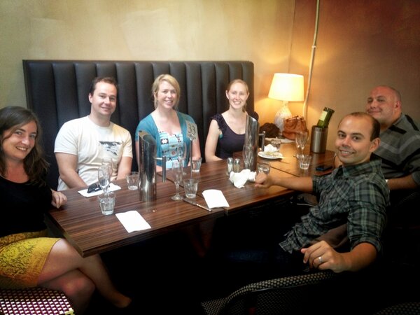 Lunching <a href="/netabet/">Annette</a> <a href="/Russell_Evans/">Russell Evans</a>