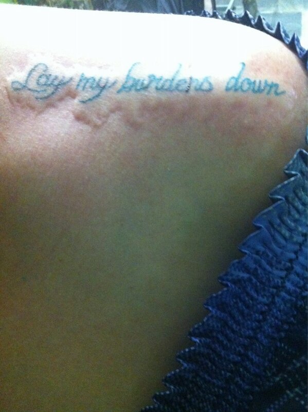Teachtheheart's tweet photo. Fresh tattoo http://t.co/UrXWWVF06Z