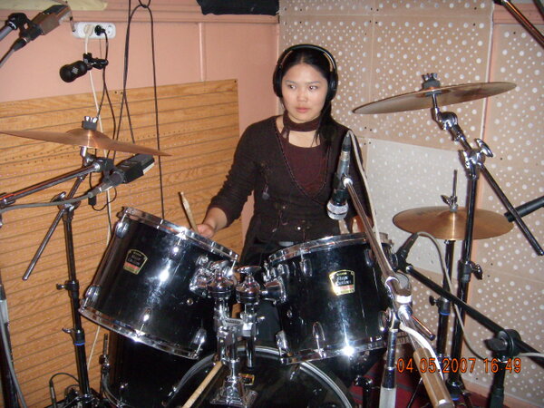 Altan urag band on twitter: tungaa the drummer. during record ... Altan urag