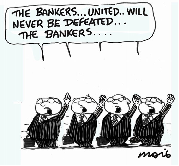 otiose94's tweet image. #BanksRC #FSRC "The Bankers...United! by @moir_alan   wp.me/p2WW3S-Gg #auspol #TheDrum