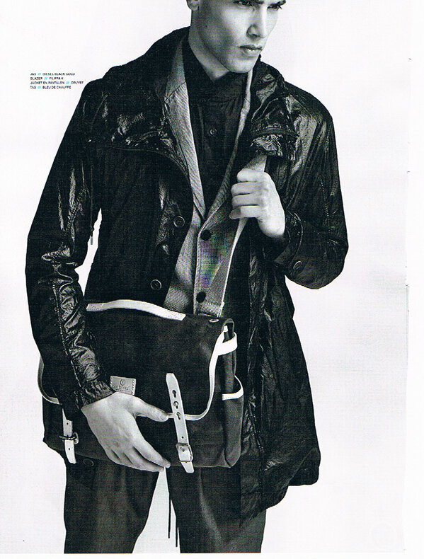 BackToBackPR's tweet image. Bleu de Chauffe was featured in the amazing JFK 'Walk The Line' shoot, styled by Steven Dahlberg!