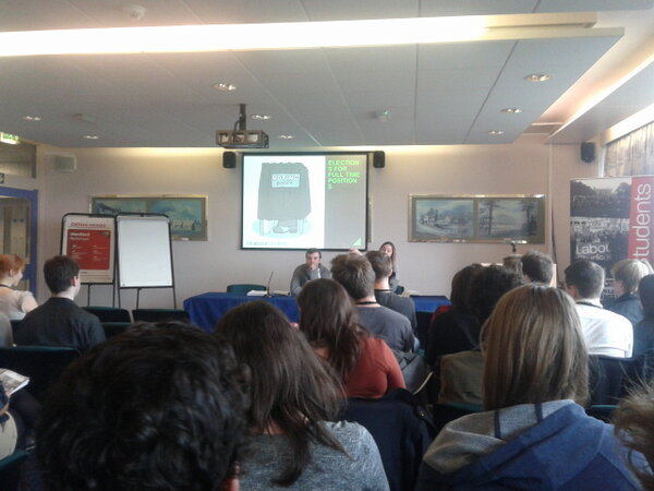 EdinLabStudents's tweet image. Member @GTMelhuish being Chair of Steering with his pocketwatch. #ls13 #yl13