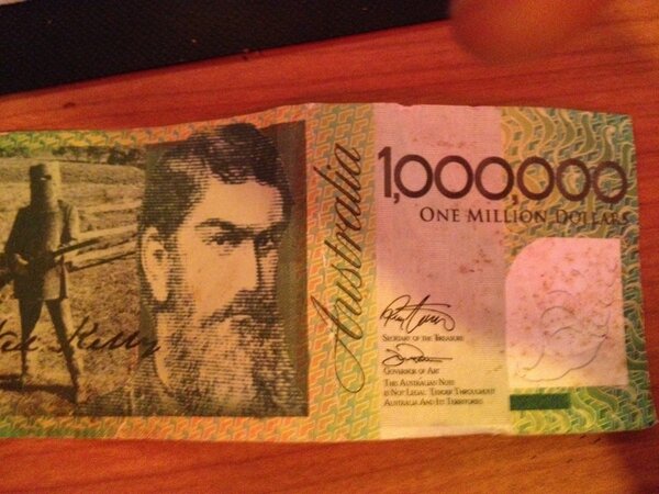 mrburny's tweet photo. I'm rich!! Haha #1milliondollars 😁💵 http://t.co/ArmcE6SJWy