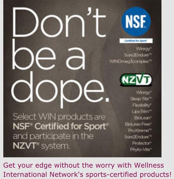 wangoswellness's tweet photo. Why I WIN #NSF Certified http://t.co/aX1skhkbnf