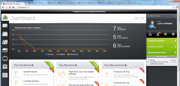 myhallmonitor's tweet photo. The all new #MyHallMonitor Dashboard 4.0 screen. Collect your consumer data and manage it all from one application. http://t.co/ECYrS40Lzd