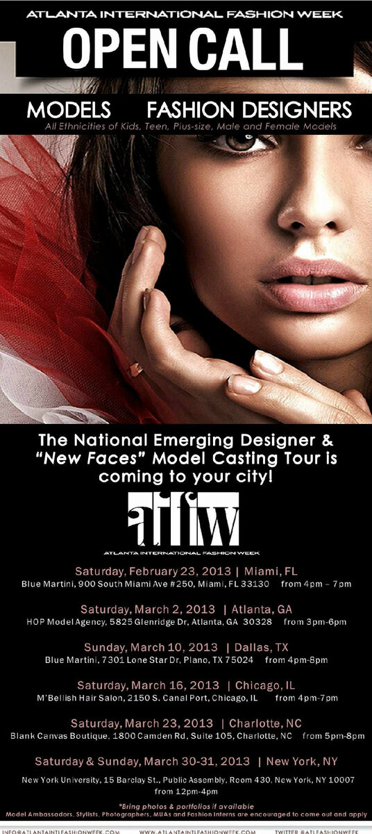 hopmodels's tweet photo. @AtlFashionWeek Model Call is happening tomorrow Sat March 2nd from 3pm - 6pm @ #HOPModels Atlanta! See ya soon http://t.co/XXtzBPuYGY