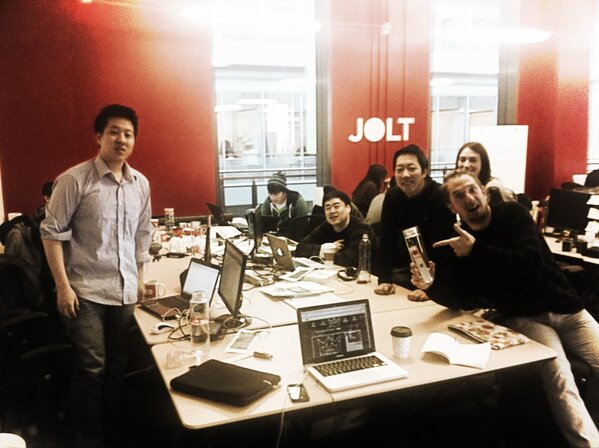 Cowboytweets's tweet image. Luvin my @Hypejar Friday at @JoltCo . We're gettin' ready for #MaRSLAUNCH,@marscommons