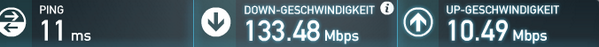 Schon geil so eine Leitung zu haben #cablecom