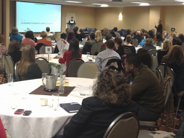 GoverNEXT's tweet photo. Kyla Milne on Climate Change with a captive audience! http://t.co/mW0lGlVJsN
