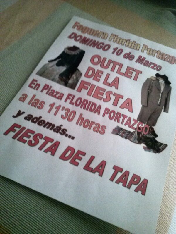 FloridaPortazgo's tweet photo. Domingo día 10 de marzo oulet y fiesta en Florida Portazgo H: 11:30 http://t.co/KWLpkC7QmV